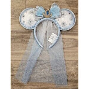 Disney Parks Frozen Elsa Minnie Mouse Vail Headband Ears